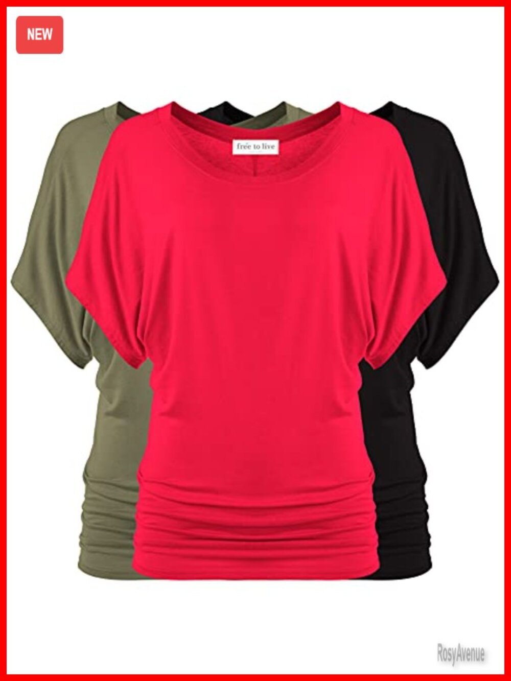Dolman Sleeve Tunic Top Set Business Casual Short Sleeve Blouse